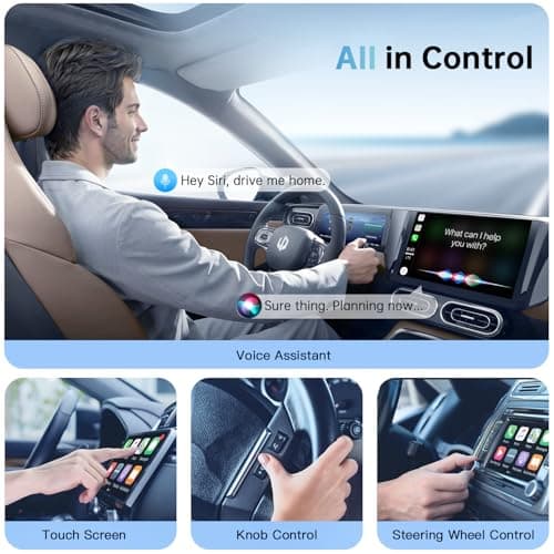 Wireless CarPlay Adapter for Apple CarPlay, Easy to Upgrade Wired CarPlay to Wireless, Instant Connectivity, Super Mini Car Play Dongle for iPhone Fit for Cars with Built-in CarPlay 5