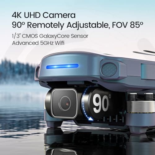 Holy Stone HS360S GPS Drones With 4K UHD Camera For Adults,FAA,249g Quadcopter Drone,10000 Feet Video Transmission,Auto Return,Follow Me, Brushless Motor,Beginner Mode, Special Gradient Color Edition 3