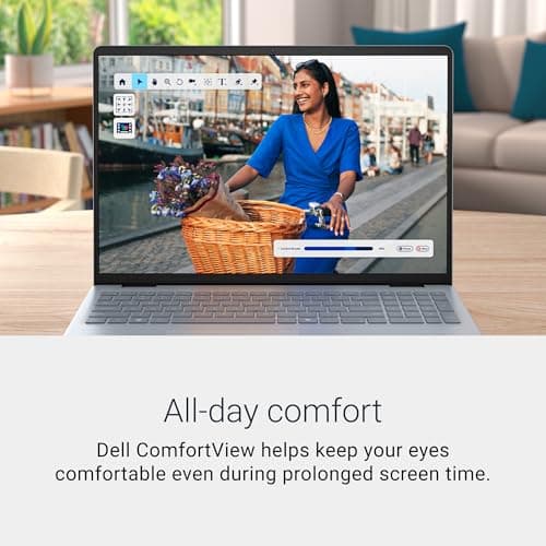 Dell 16 Laptop DC16251-16.0-inch 16:10 FHD+ Display, Intel Core 7 150U, 16GB DDR5 RAM, 1TB SSD, Intel Graphics, Windows 11 Home, Onsite Service - Platinum Silver 3