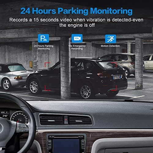 Dash Cam Front with 32G SD Card, BOOGIIO 1080P FHD Car Driving Recorder 3'' IPS Screen 170°Wide Angle Dashboard Camera Aluminum Alloy Case, WDR G-Sensor Parking Monitor Loop Recording Motion Detection 4