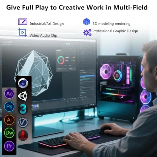 SURALLOW RX 580 8GB Graphics Card, 2048SP,GDDR5,256 Bit Graphics Card for Gaming PC,PCIE 3.0,Twin Freeze Fans Computer Video Card with HDMI/DP/Ports 5