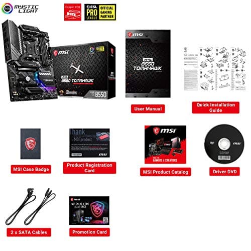MSI MAG Tomahawk AMD B550 Socket AM4 ATX DDR4-SDRAM Motherboard 5