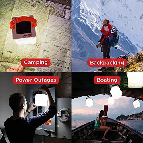 LuminAID Solar Camping Lantern - Inflatable LED Lamp Perfect for Camping, Hiking, Travel and More - Emergency Light for Power Outages, Hurricane, Survival Kits - As Seen on Shark Tank 3