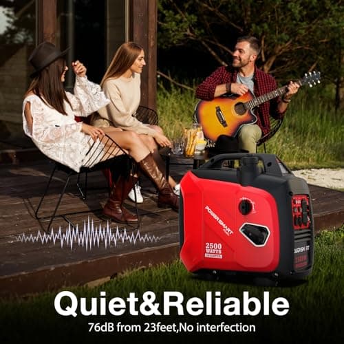 PowerSmart 2500-Watt Portable Inverter Generator with Quiet Technology 5