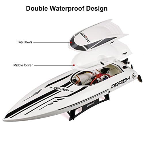 Cheerwing 25" RC Brushless 30 MPH High Speed Boat Large Racing Remote Control Boat for Adults 3