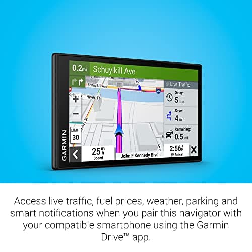 Garmin DriveSmart 66, 6-inch Car GPS Navigator with Bright, Crisp High-Resolution Maps and Garmin Voice Assist 4