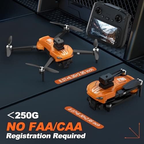 GPS Drone with 4K Camera for Adults, 4.5" Remote Control Screen, Auto Return, Auto Obstacle Avoidance, 22 Min Flight, Foldable FPV RC Quadcopter with Follow Me, Waypoint Fly, Gift for Beginners 5