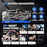 LAUNCH X431 PROS V 5.0, Bidirectional Scan Tool PROS V+ 5.0 Elite with 2025 Newly Released DBSCar VII Connector,38+ Reset for All Cars,ECU Online Coding,CANFD,FCA AutoAuth,VAG Guide,2 Yrs F-Ree Update 3