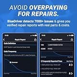 BlueDriver Bluetooth Pro OBDII Scan Tool for iPhone & Android - No Subscription Fee - OBD2 Car Scanner and Code Reader - Diagnose Check Engine, ABS, SRS, Airbag & 7000+ Issues on Vehicles 1996+ 3