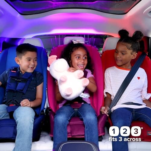 Diono Radian 3R, 3-in-1 Convertible Car Seat, Rear Facing & Forward Facing, 10 Years 1 Car Seat, Slim Fit 3 Across, Jet Black 2