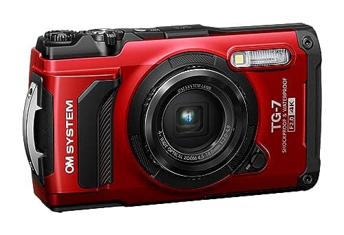 OM System OLYMPUS Tough TG-7 Red Underwater Camera, Waterproof, Freeze Proof, High Resolution Bright, 4K Video 44x Macro Shooting (Successor Olympus TG-6) 2