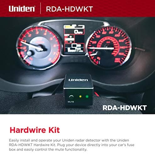 Uniden RDA-HDWKT Radar Detector Smart Hardwire Kit with Mute/Mark Button, LED Alert and Power LED R8w, R8, R7, R4w, R4, R3, R1, DFR9, DFR9BLK, DFR8, DFR7 and DFR6 2