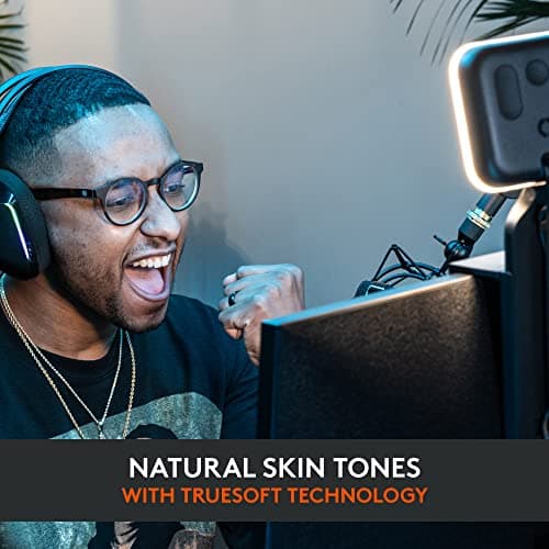 Logitech for Creators Litra Glow Premium LED Streaming Light with TrueSoft, adjustable mount, video lighting for recording streams, PC/Mac - Graphite 2