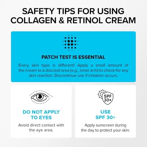 SimplyVital Collagen, Retinol & Hyaluronic Acid Cream - Anti-Aging Face Moisturizer for Face, Firming Skin Care Neck & Décolleté - Made in USA, Daily Moisturizer Face Cream Day & Night - 1.7 fl.oz. 5