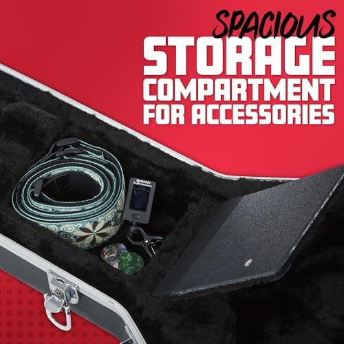 Gator Cases Lightweight ABS Molded Hardshell Case for Parlor Style Guitars, (GC-PARLOR) 3