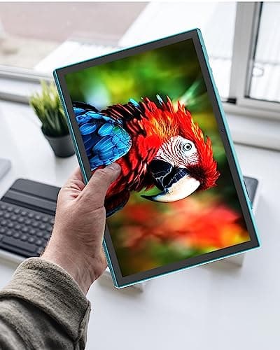 ZZB 10 inch Tablet Android 15 Tablet PC, 10.1" Android Tablets DDR4 8GB RAM 32GB ROM 2MP+8MP Dual Camera 5G WiFi-6 BT Support 1TB Expand 10 in IPS 6000mAh Battery Powerful Performance Tablets (Navy) 6