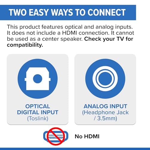 ZVOX AccuVoice AV100 Compact TV Soundbar Speaker with 6 Levels of Voice Boost, Black 4