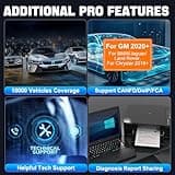 XTOOL D8W Wireless Bidirectional Scan Tool, 2025 OBD2 Scanner with Topology, FCA AutoAuth, 3-Year Updates, ECU C0ding, PMI, 42+ Resets, Full Diagnostic Scanner for Car, Crankshaft Relearn, CAN FD/DoIP 5