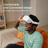 KIWI design K2 Comfort Head Strap Accessories Compatible with Oculus/Meta Quest 2, Elite Strap Replacement for Enhanced Support of VR Headset, NOT for Meta Quest 3/3S 3