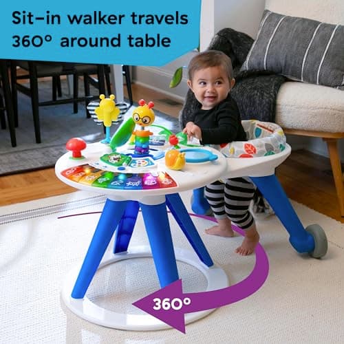 Baby Einstein Around We Grow 4-in-1 Walker, Discovery Activity Center and Table, Age 6 Months and up 5