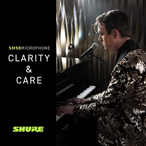 Shure SM58 Professional XLR Dynamic Vocal Microphone – Cardioid Mic for Live Performance, Studio Recording, Podcasting & Broadcasting (SM58-LC) 5