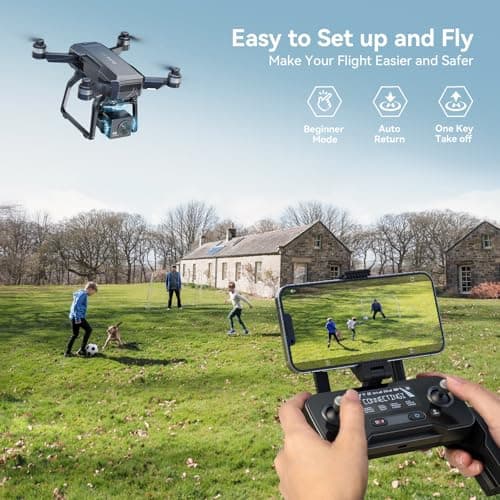 Bwine F7GB2 Pro Drones with Camera for Adults 4K UHD Aerial, 3-Axis Gimbal, 10000FT Control, 75 Mins Flight Time with 3 Batteries, GPS Follow, Waypoint, Orbit Fly, Auto Return, Beginner Mode 3