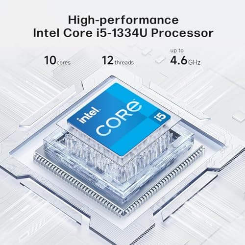 HP 17 Inch Laptop Computer for Business & Students, 17.3" HD+ Display, Intel 10-Core i5-1334U Up to 4.6 GHz, 32 GB RAM, 1 TB SSD, Fingerprint Reader, Backlit Keyboard, Wi-Fi 6, Webcam, Windows 11 Pro 4