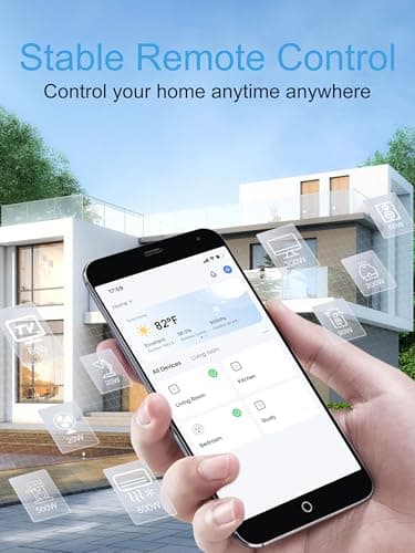 EIGHTREE Mini Smart Plug 5GHz Wi-Fi Compatible 15A, Smart Plugs That Work with Alexa & Google Home & SmartThings, Energy Monitor, Remote Control, Timer & Schedule, Wi-Fi Plugs 5