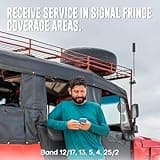 HiBoost Cell Phone Signal Booster for Overland and Off-road Vehicle | Boosts 5G & 4G LTE for All Carriers - Verizon, AT&T, T-Mobile & More | Folding Antenna Mount | Ultra-stable Booster | FCC Approved 4