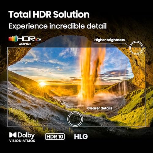 Hisense 65" E6 Cinema Series QLED 4K UHD Smart Fire TV (65E6QF, 2025 Model) - QLED, AI Light Sensor, Dolby Vision · Atmos, Voice Remote with Alexa, Motion Rate 120, HDR 10+ Adaptive, Game Mode Plus 5