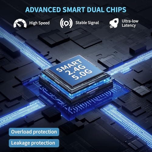 2025 AX3000 WiFi 6 Range Extender, WiFi Extender Signal Booster with Gigabit Ethernet Port, Dual Band (2.4G&5.8G) WiFi Repeater Cover up to 13888sp.ft, Faster Speed and Wider Cover(Black) 4