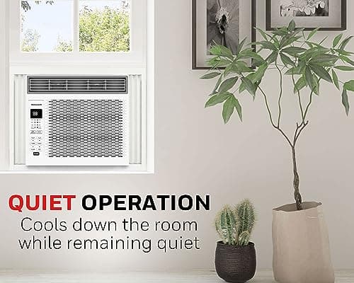 Honeywell 6,000 BTU Digital Window Air Conditioner, Remote, 4 Modes, Eco, 250 sq ft Coverage 3
