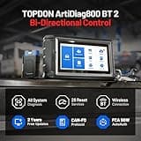 TOPDON AD800BT 2 OBD2 Scanner, 2025 Bidirectional Scan Tool, Function as AD900 Lite AD Pro, All System Automotive Diagnostic Scanner, Active Test, 28+ Reset Service, FCA Autoauth, 2 Years Free Update 3