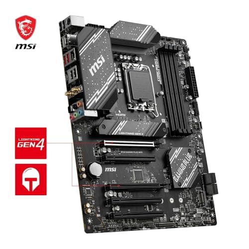MSI B760 Gaming Plus WiFi Motherboard Intel B760 LGA 1700 ATX 5