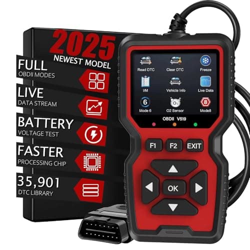 OBD2 Scanner Diagnostic Tool, Check Engine Code Reader OBD2 Scanner with Reset, Mode 6, Mode 8 & I/M Readiness, Auto Check Engine Light Car Diagnostic Scan Tool for All OBDII Car Since 1996