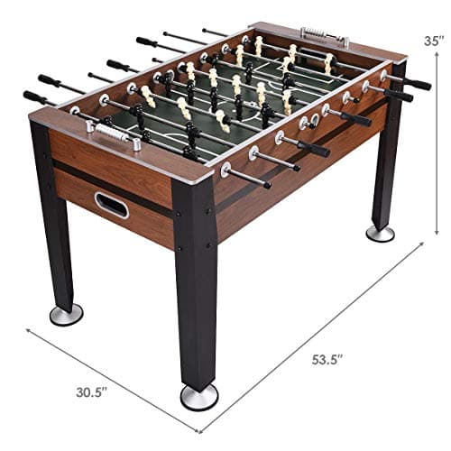 Goplus 54" Foosball Table, Soccer Game Table Competition Sized Football Arcade for Adults, Kids, Indoor Game Room Sport 3