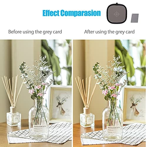 Small Grey White Balance Card 18% and Grey Reference Reflector Board with Carrying Bag Photography Card Custom Calibration Camera Checker Video, DSLR and Film 4
