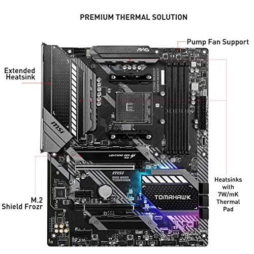 MSI MAG Tomahawk AMD B550 Socket AM4 ATX DDR4-SDRAM Motherboard 2