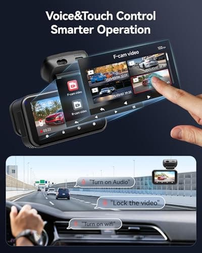 REDTIGER ViewClear 70 4K+2.5K Dash Cam Front and Rear, STARVIS 2 IMX678 x Noctura™ Sensor, Dual HDR Hyper Night Clarity, 5.8GHz WiFi 6, 30MB/S Fast Download, Dash Camera with 24H Parking Monitor 5