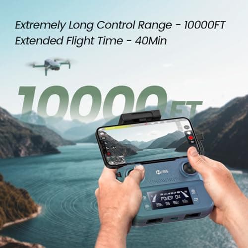 Holy Stone HS360S GPS Drones With 4K UHD Camera For Adults,FAA,249g Quadcopter Drone,10000 Feet Video Transmission,Auto Return,Follow Me, Brushless Motor,Beginner Mode, Special Gradient Color Edition 4