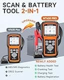 Upgraded from NT630 Plus, 2025 FOXWELL NT630 Pro 2-in-1 ABS SRS OBD2 Scanner & Battery Tester, Car Scan Tool with 12V Battery Load Analyzer, ABS Bleed, BMS/Oil/SAS/EPB Reset, Live Data, Active Test 2