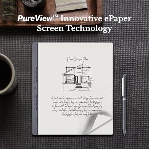 Penstar eNote 2 Paper Tablet Bundle, 10.3-inch Pen Only Writing Tablet, Electronic Notebook Digital Notepad, 300 PPI 4GB 128G E-Ink Reader with Folio Cover & Two B5 Pens 2