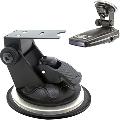 ChargerCity Strong Car Windshield Suction Cup Mount Holder for Escort Passport 9500ix 9500i 8500 8500x50 S55 S75g Solo S2 S3 S4 Beltronics GX65 RX65 Radar Detectors (not for Models no Listed) 5