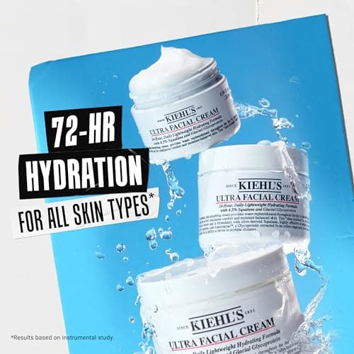 Kiehl's Ultra Facial Cream, with 4.5% Squalane to Strengthen Skin's Moisture Barrier, Skin Feels Softer and Smoother, Long-Lasting Hydration, Easy and Fast-Absorbing, All Skin Types - 1.7 fl oz 9