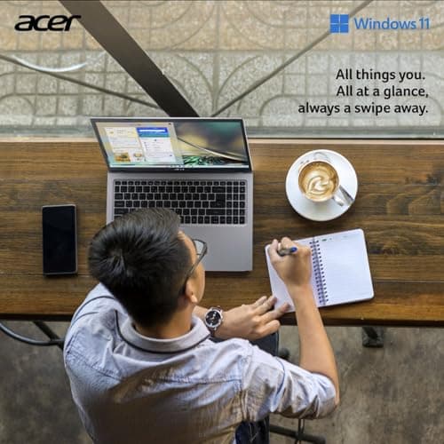 acer Aspire Premium Slim Laptop - 15.6" Full HD IPS 1080P Display - AMD Ryzen 3 7330U Quad-Core Processor - 12GB RAM - 256GB NVMe SSD - Webcam - Wi-Fi 6 - Windows 11 - W/O Mouse 6