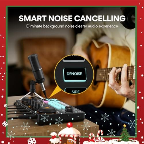 MAONO MaonoCaster Lite AU-AM200-S1 All-in-One Podcast Equipment Set with 3.5mm Microphone for Live Streaming, Podcast Recording, PC, Smartphone 5