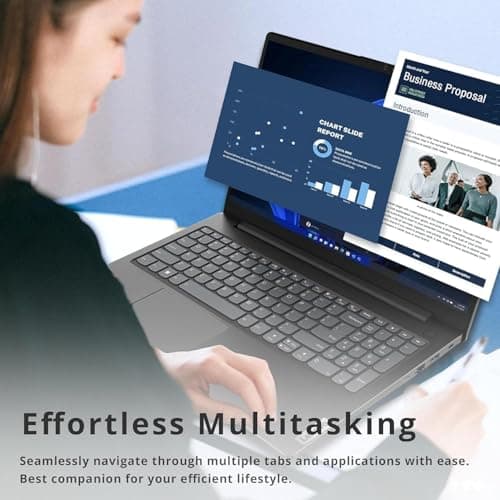 Lenovo Laptop Computer for Business and Home Student Study, 15.6" FHD, Intel Dual Core Processor, 16GB DDR4 RAM, 1TB PCIe SSD, WiFi 6, Bluetooth 5.2, HDMI, Type-C, Ethernet, Black 3