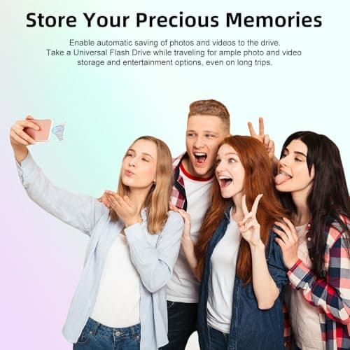 MFi Certified USB 3.0 Flash Drive 128GB for iPhone, 3in1 External Memory Photo Keeper Storage Stick for Picture/Video/Data Saver/Backup, High Speed Thumb/Jump/Hard Drives for iPhone/iPad/Android/PC 3