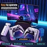 2026 New Retro Gaming Console, Retro Gaming Stick with 20,000+ Classic Game and 23 Game Emulators, Plug & Play 4K HDMI Output Game Console Stick with Dual 2.4G Controllers (64GB) for Christmas gifts 5