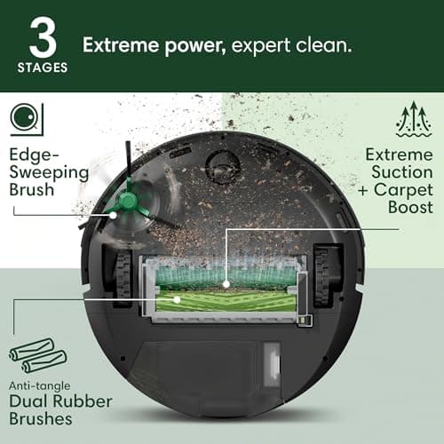iRobot Roomba Plus 504 Vac Robot Vacuum with AutoEmpty Dock - Superior Power-Lifting Suction, Anti-Tangle Dual Rubber Brushes, Perfect for Pet Hair, Self-Empties for 75 Days, Avoids Obstacles, LiDAR 3